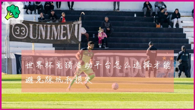 世界杯竞猜活动平台怎么选择才能避免踩坑和损失